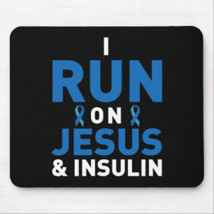 Diabetes-Bewusstsein Typ 1 2 - Diabetiker T1d T2d  Mousepad