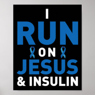 Diabetes-Bewusstsein Typ 1 2 - Diabetiker T1d T2d  Poster