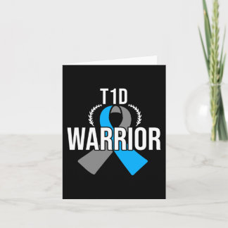 Diabetes-Bewusstsein Typ 1 - Diabetischer T1D-Krie Karte