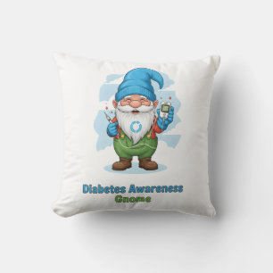 Diabetes-Bewusstseins-Gnom PNG   Süßer Diabetes  Kissen