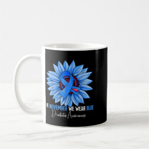 Diabetes-Bewusstseins-Illustration Kaffeetasse