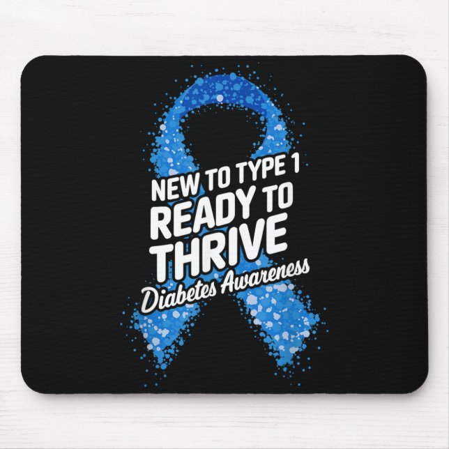 Diabetes-Bewusstseinsdesign 38 Mousepad (Vorne)
