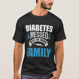Diabetes der falschen Familie T1d Typ 1 T-Shirt