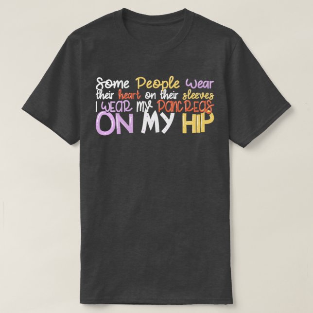 Diabetes Diabetiker Zuckerkrankheit Insulinmedizin T-Shirt (Design vorne)
