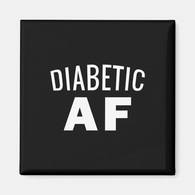 Diabetes - Diabetischer AF Insulin Power Hu Magnet (Vorne)