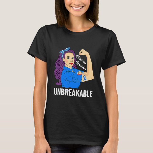 Diabetes Erreger Zuckerkrankheit Typ 1 T-Shirt (Vorderseite)