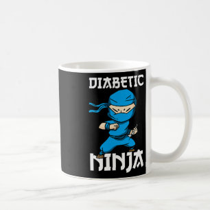 Diabetes Fighter Ninja T1d Diabetic Awareness Mont Kaffeetasse