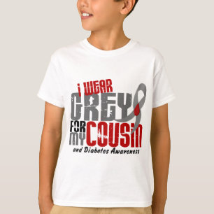 Diabetes I ABNUTZUNGS-GRAU FÜR MEINEN COUSIN 6,2 T-Shirt