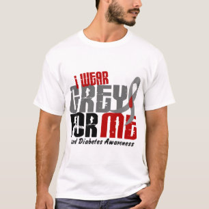 Diabetes I ABNUTZUNGS-GRAU FÜR MICH 6,2 T-Shirt