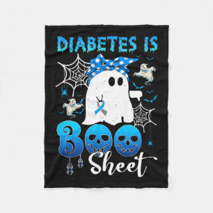 Diabetes ist Boo Sheets Geist Diabetes Bewusstsein Fleecedecke