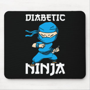 Diabetes Kämpfer Ninja T1d Diabetes-Bewusstseins-M Mousepad
