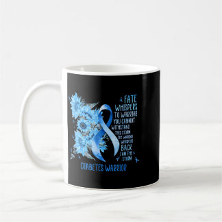Diabetes Krieger Blaues Band Schmetterling Diabete Kaffeetasse