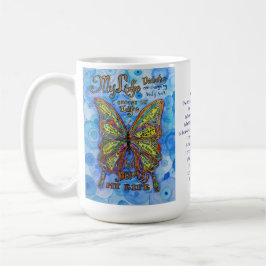 Diabetes Rainbow Butterfly und Gedicht Cups oder T Kaffeetasse