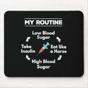 Diabetes Routine Insulin Injektionsnadel Niedrig Mousepad