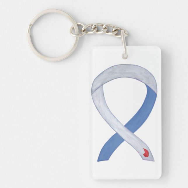 Diabetes-Sensibilisierungsband IDDM Custom Key Cha Schlüsselanhänger (Vorderseite)