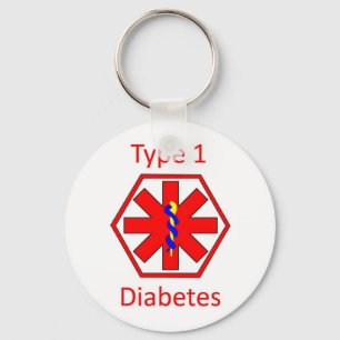 Diabetes-Symbol Schlüsselanhänger