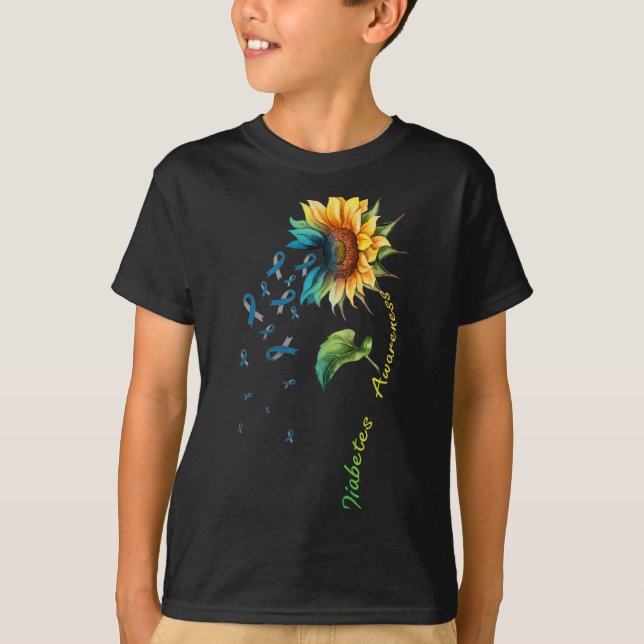 Diabetes T-Shirt Typ 1 Typ 2 (Vorderseite)