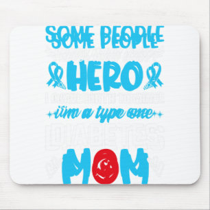 Diabetes Typ 1 Mama - Frauen T1 Diabetes A Mousepad
