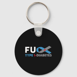 Diabetes Typ 1 Sensibilitätsunterstützung Überlebe Schlüsselanhänger