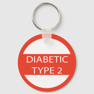 Diabetes Typ 2 Schlüsselanhänger