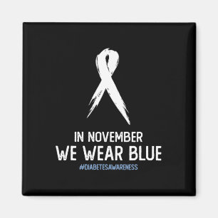 Diabetes Typ 2 und Typ 1 im November W Magnet