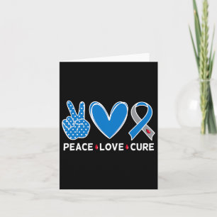 Diabetes Warrieness Blue Peace Liebe Heilung Fa Karte