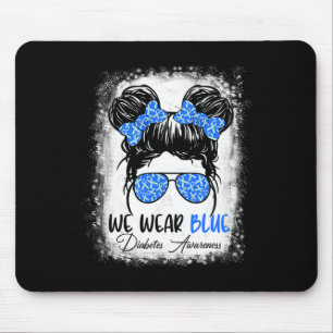 Diabetes Warrior Awareness Diabetic Support Typ W Mousepad