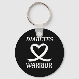 Diabetes Warrior Herz Ribbon Diabetiker Bewusstsei Schlüsselanhänger