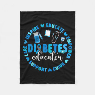 Diabetesberater unterstützen das Diabetesbewusstse Fleecedecke