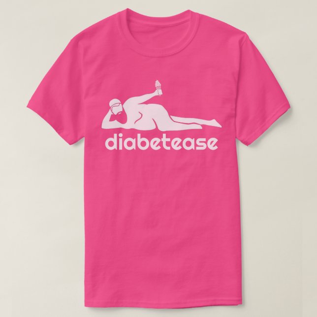 Diabetesreale Männer haben Kurven T-Shirt (Design vorne)