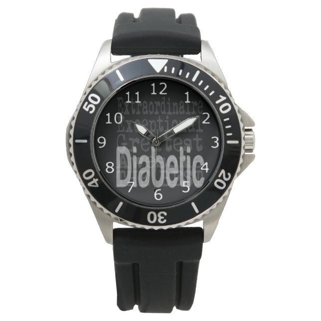 Diabetiker Extraordinär Armbanduhr (Vorderseite)
