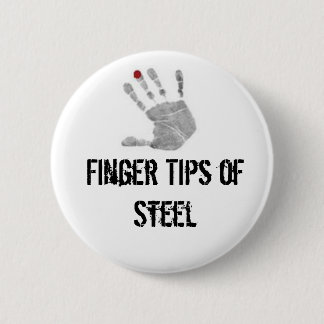 Diabetiker, Finger-Spitzen des Stahls Button
