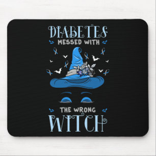 Diabetiker Halloween Witc Mousepad