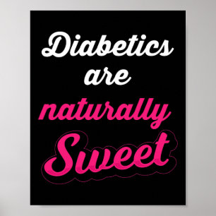 Diabetiker Typ-1-Diabetes (natürlich Sweet Fun Dia Poster