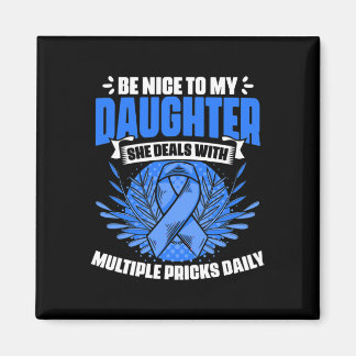 Diabetiker Warrio Daughter Diabetiker Diabetes Awa Magnet