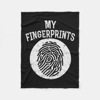 Diabetische Fingerabdrücke Typ 1 Fleecedecke