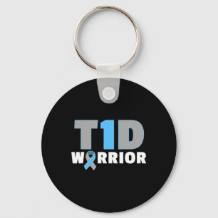 Diabetische Heilung - Fun T1d Diabetes Ein Bewusst Schlüsselanhänger