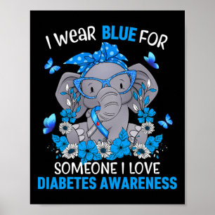 Diabetische Lebenszyklusdiabetes Aufklärung Katzen Poster