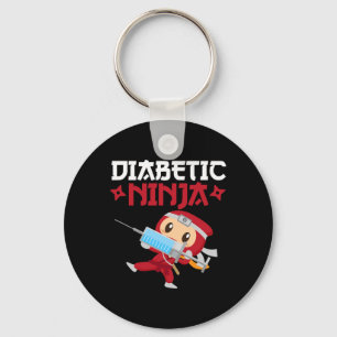 Diabetische Ninja Typ 1 Diabetes Schlüsselanhänger