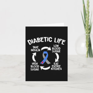 Diabetischer Lebenszyklus Diabetes Sensibilisierun Karte