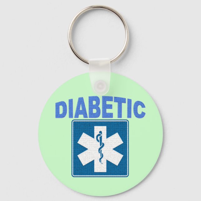 DIABETISCHER SCHLÜSSELANHÄNGER (Vorderseite)