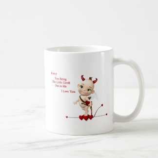 diable de lil, tasse d'enveloppe de cupidon