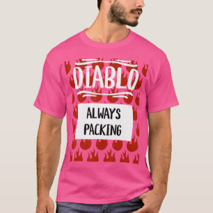 Diablo Hot Sauce Packet Gruppen-Halloween-Kostüm T-Shirt