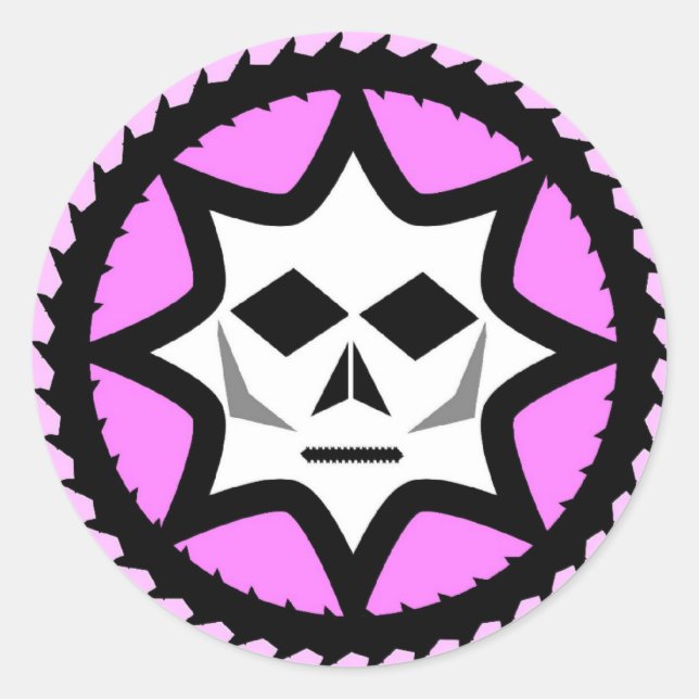 Diabolichix Classic-Logo Runder Aufkleber (Vorderseite)