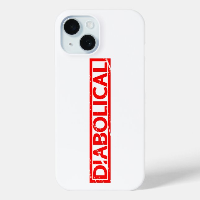 Diabolische Briefmarke Case-Mate iPhone Hülle (Rückseite)