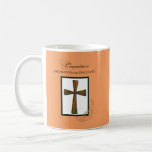 Diaconate Ordination Herzlichen Glückwunsch Cross Kaffeetasse