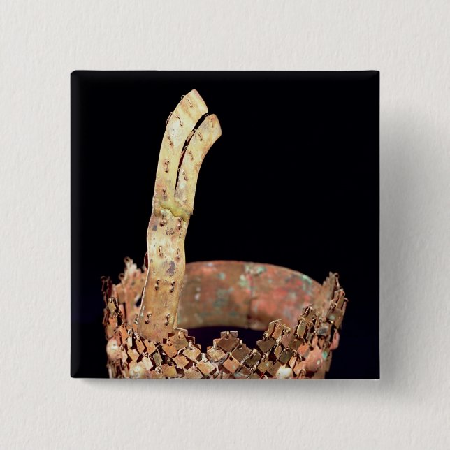 Diadem, Chimu Button (Vorderseite)