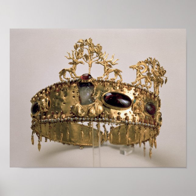 Diadem, gefunden im Grabhügel am Khoklach Poster (Vorne)
