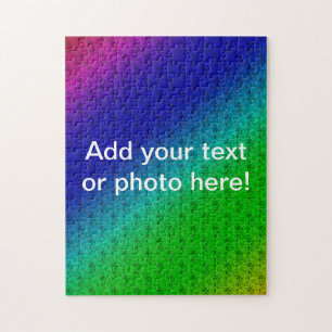 Diag Rainbow Gradient Blumenmuster Blau Grün