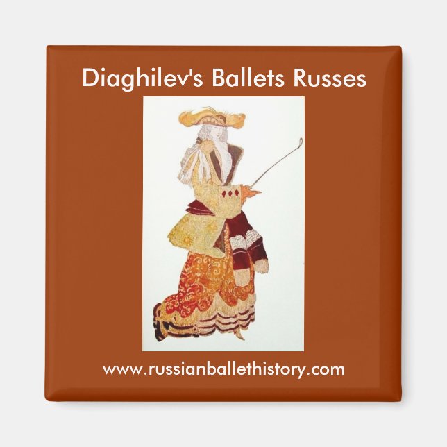 Diaghilevs Ballets Russes Magnet (Vorne)